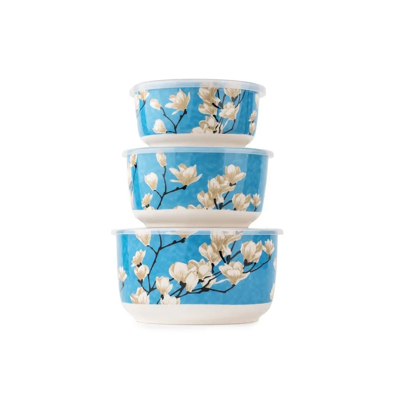 UrbanDine Porcelain Serving Bowls With Lid(1000 mL/600 mL/325 mL) - Set of Three - 6