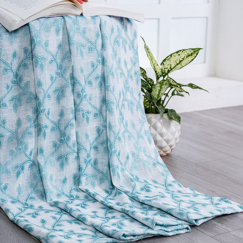 Nyrella Subtle Floral Curtain - Set Of Two media 5