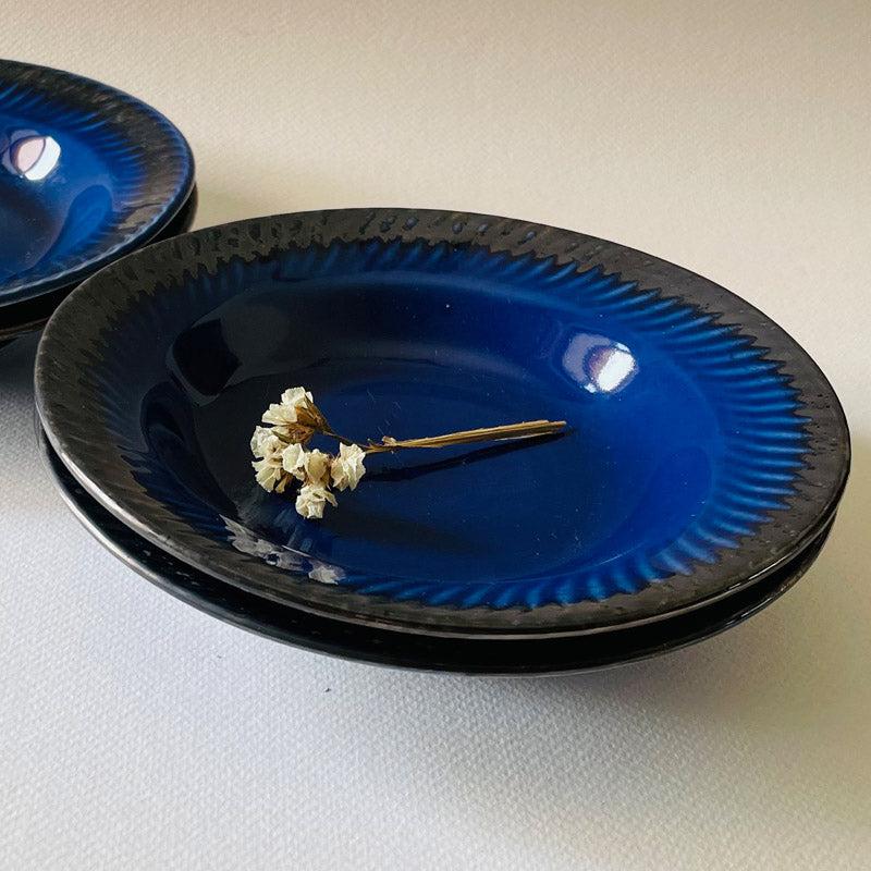 Raisel Pasta Plate (Blue) - Set Of Four (7 Inches) media 4