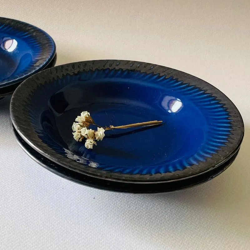 Raisel Pasta Plate (Blue) - Set Of Four (7 Inches) media 4