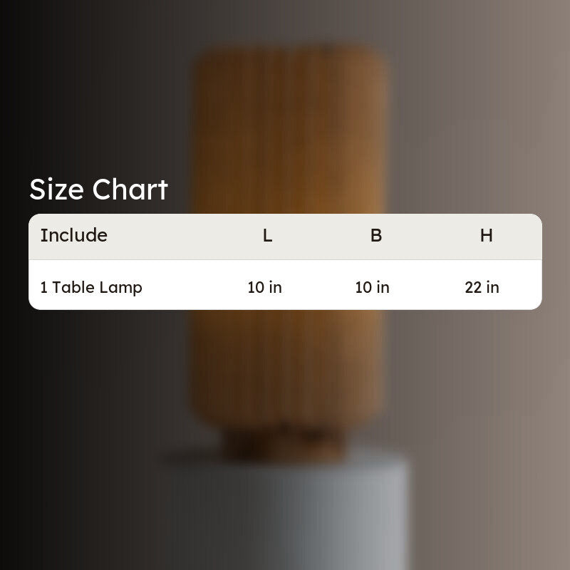Fig Living Serenity Cotton Table Lamp - Brown image 11