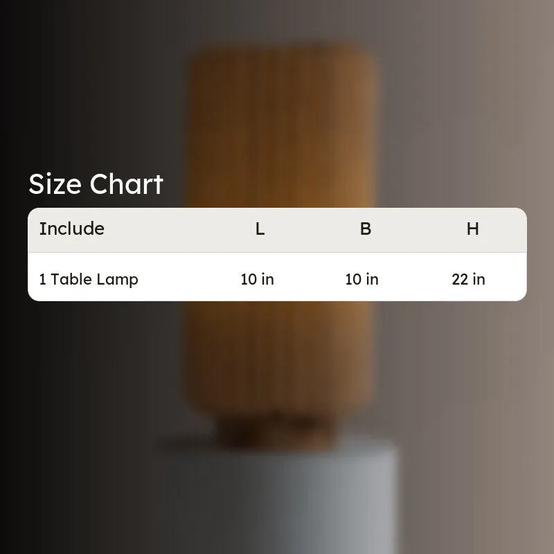 Fig Living Serenity Cotton Table Lamp - Brown media 11