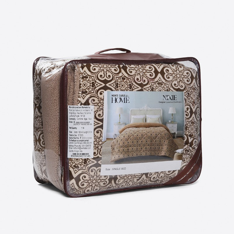 Monte Carlo Brown Elegance Comforter - 1114 GSM media 7