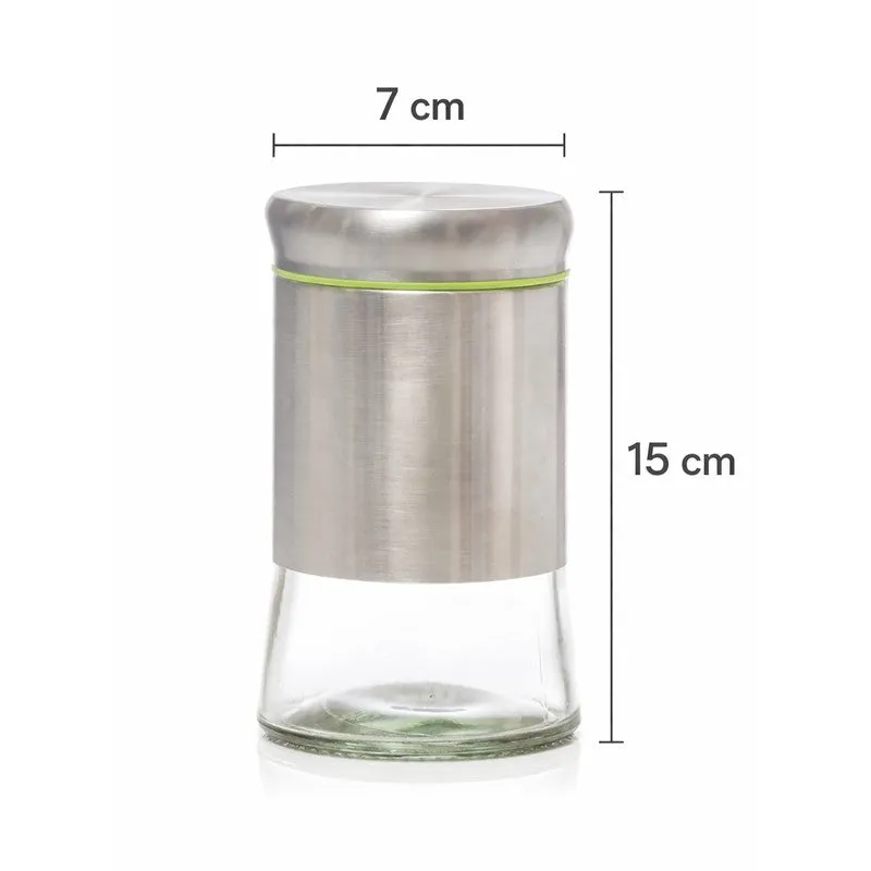 Fresh Seal Stainless Steel Jar (550 mL Each) - Set Of Two - 7