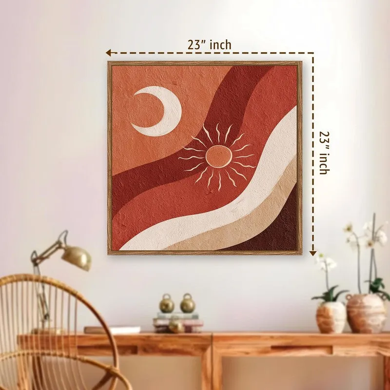 Celestial Aura Canvas Wall Art With Frame media 10