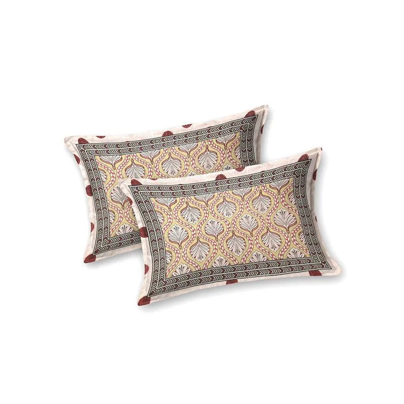 Triveni Treasure Ethnic Cotton  Bedsheet (Brown) - 140 TC media 5
