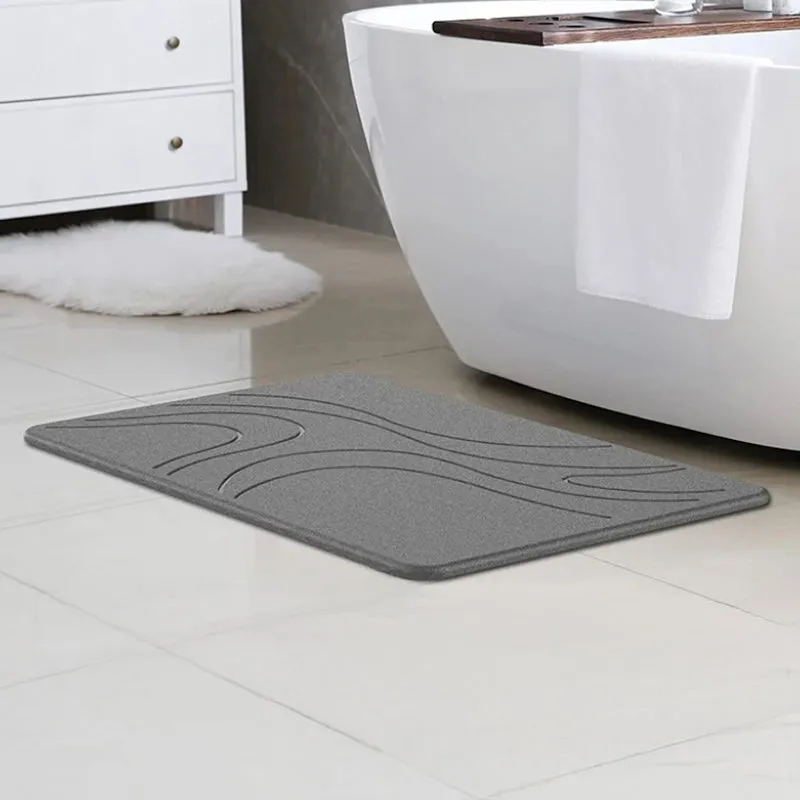 Stone Flow Diatomaceous Earth Bath Mat media 1