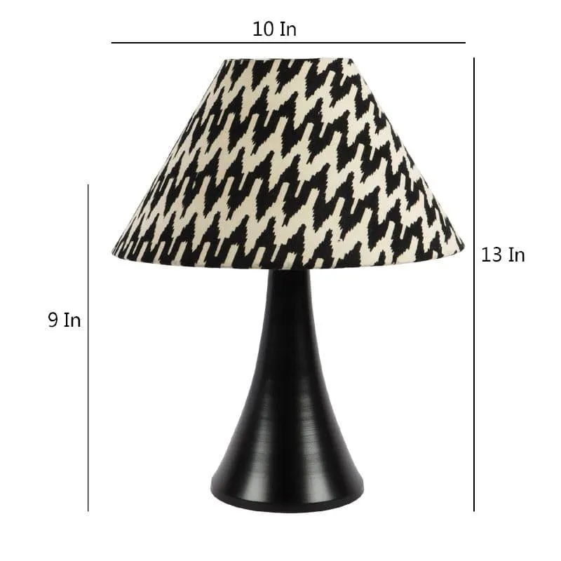 Chevronic Bowie Fabric Table Lamp - Black,White media 5