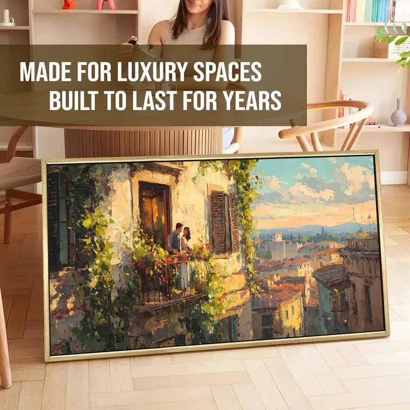 Romantic South Canvas Wall Painting With Frame media 5