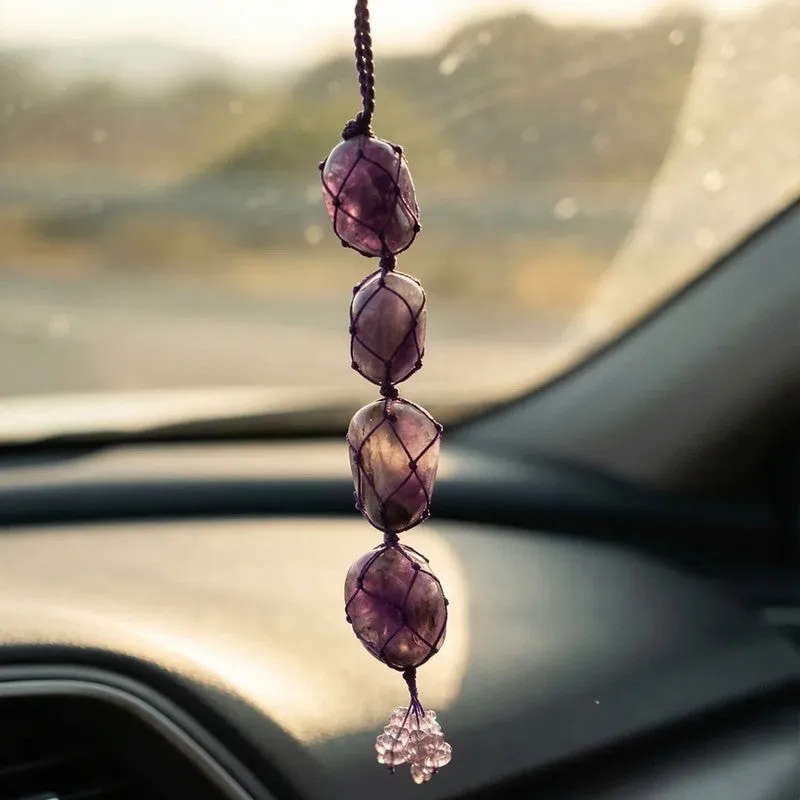 Zen Drive Spiritual Crystal Wall Accent - Purple media 3