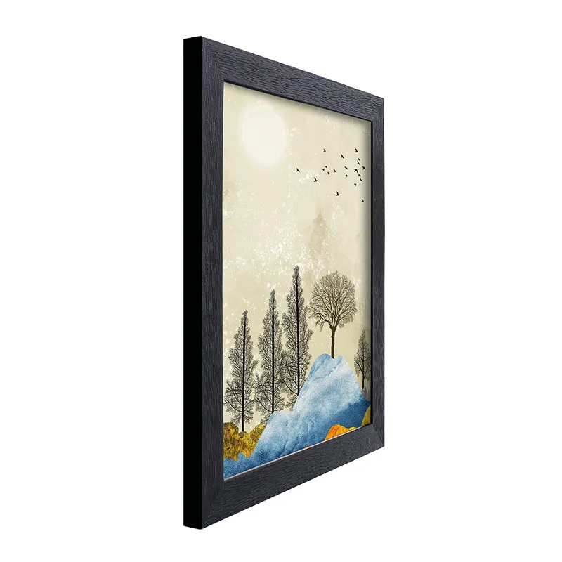 Forest Silhouette Wall Painting media 6