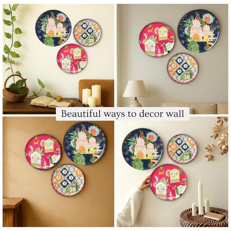 Ajmer Charm Metal Wall Plate - Set Of Three media 4