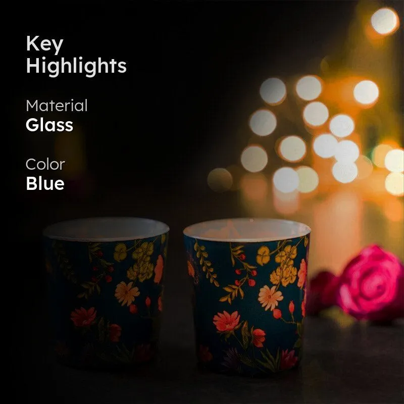 Night Bloom Candle Votive - Set Of Two media 2