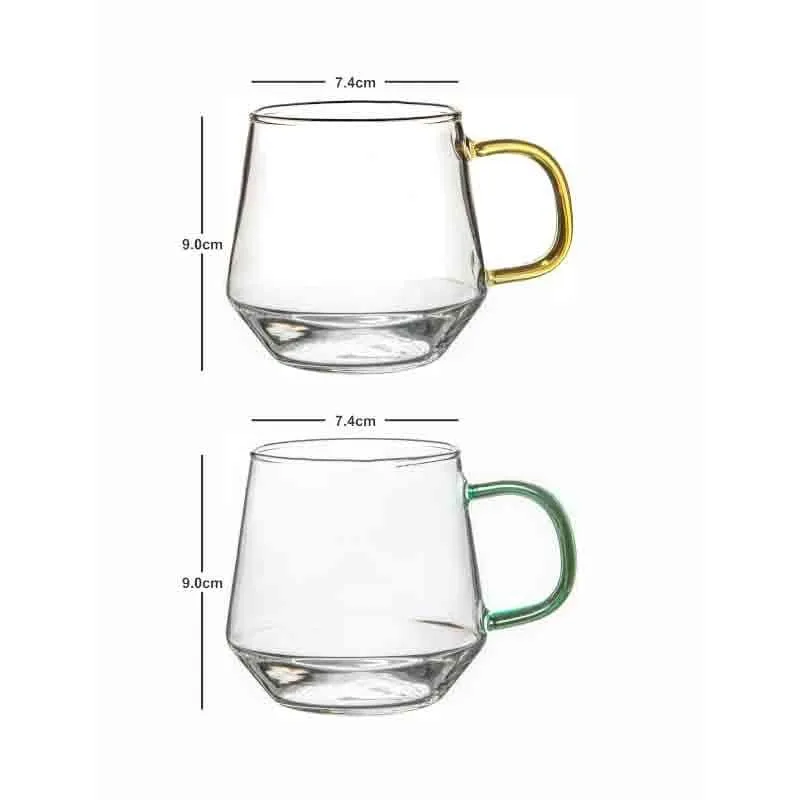 Mozaa Glass Cup (400 ML Each) - Set of Four media 5