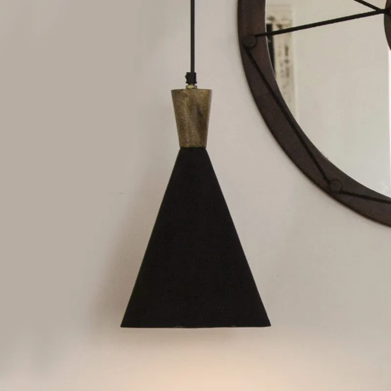 Orange Tree Noir Mango Wood Ceiling Lamp media 2