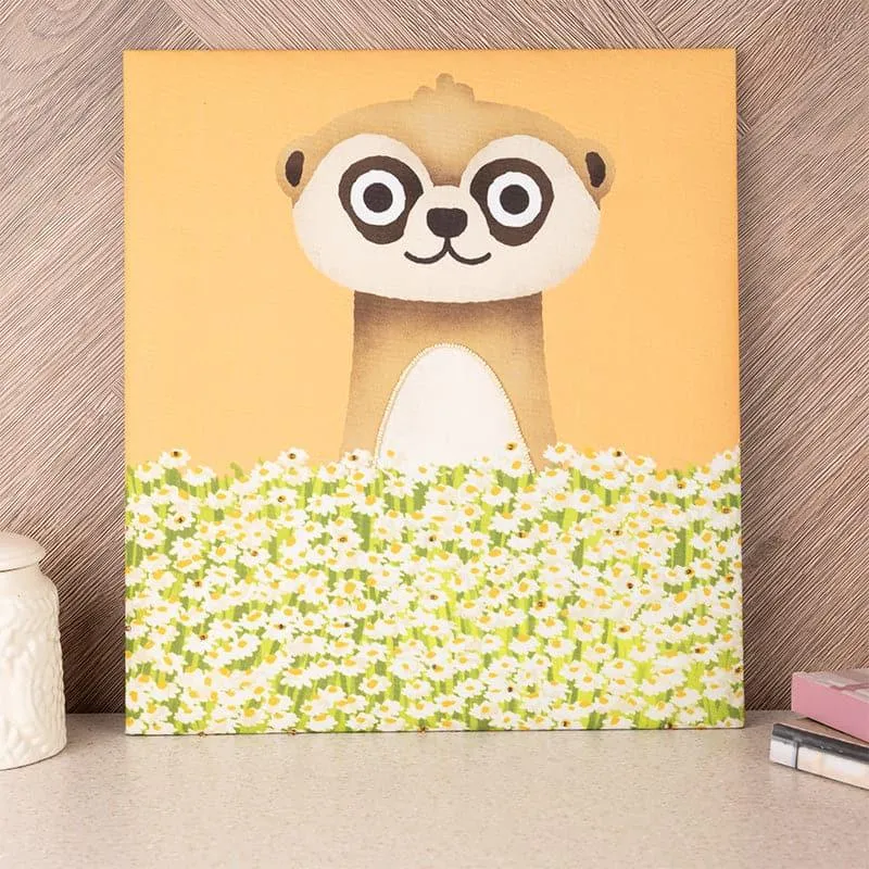 Meercat Whimsy MDF & Fabric Wall Accent media 1