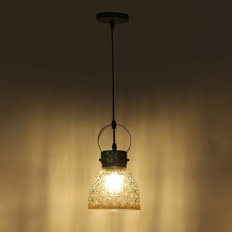 Aurora Faceted Glass Ceiling Lamp media 7