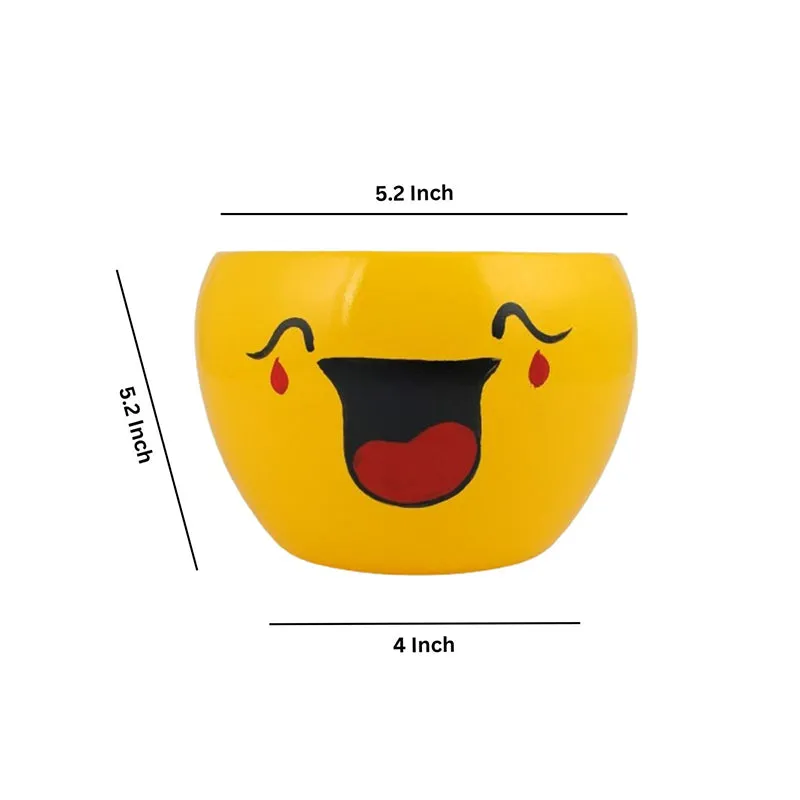 Emoji Fun I Metal Planter - Set Of Two media 7
