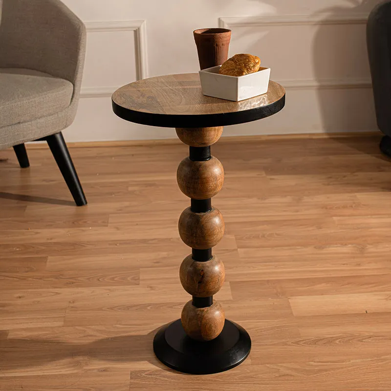 Battista Mango Wood Side Table media 5