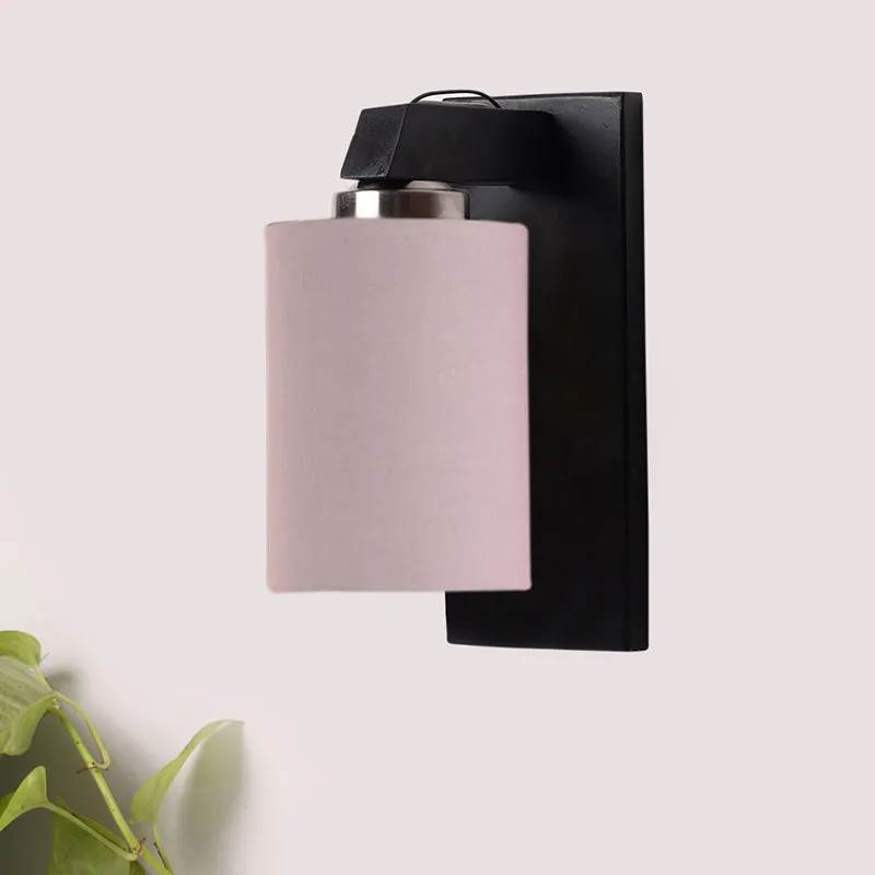 Eyrie Wooden Wall Lamp - Grey media 3