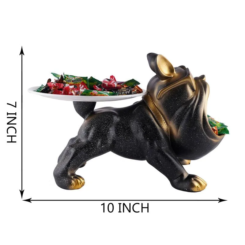 The Posh Pup Painted Polyresin Show Piece - Black media 6