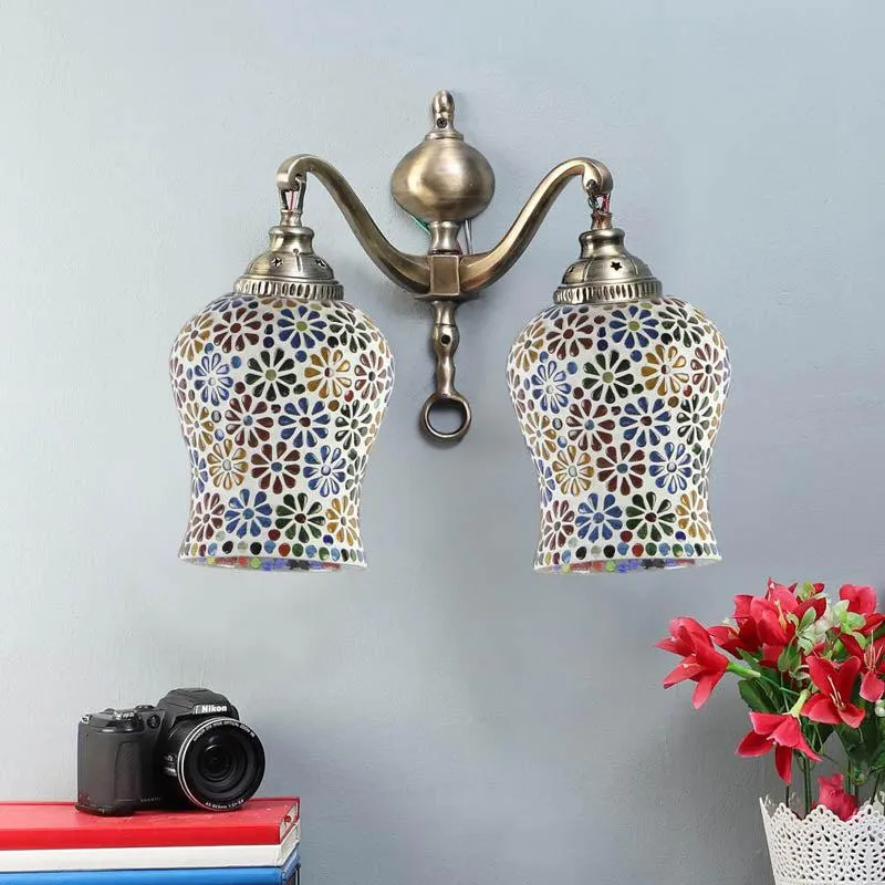 Kaladarpana Metal Mosaic Wall Lamp media 3