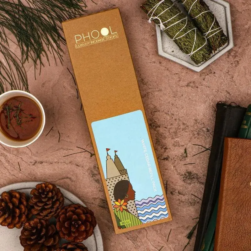 Phool Natural Incense Sticks Refill pack - White cedar media 3