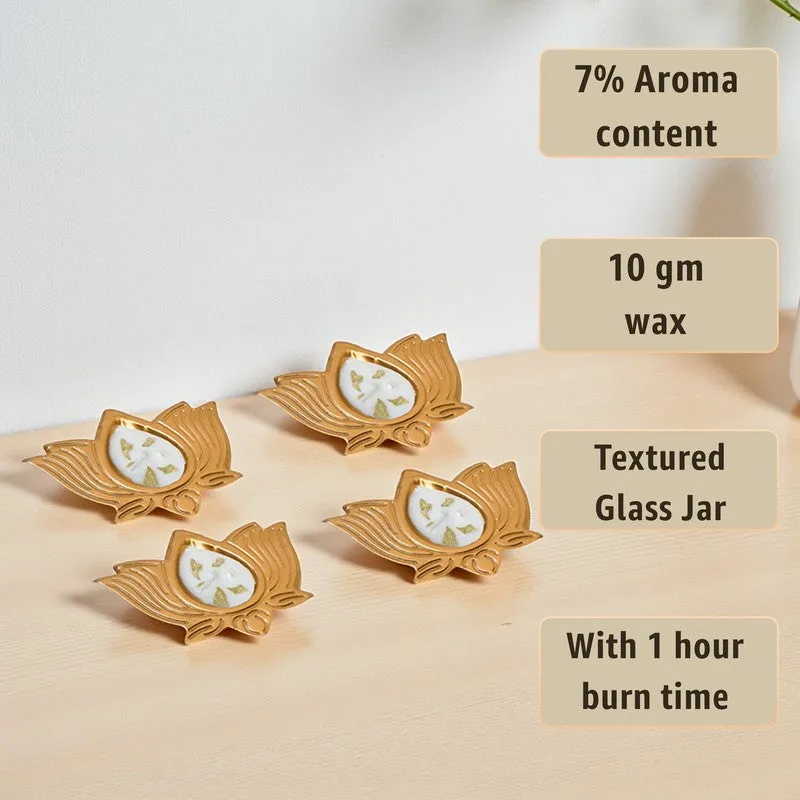 Velune Lotus Candle - Set Of Four media 5