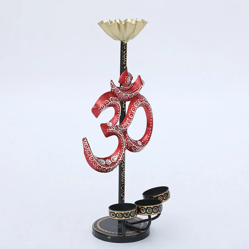 Brilliant Aum Tea Light Holder media 3