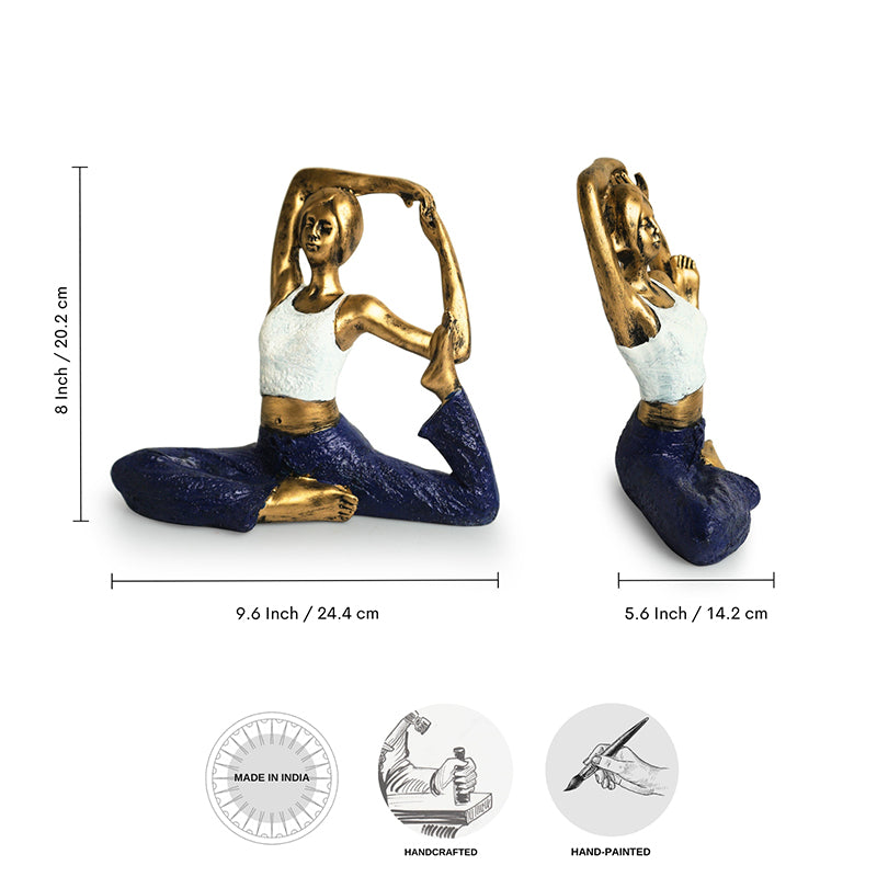 Yoga Peace Resin Showpiece image 6