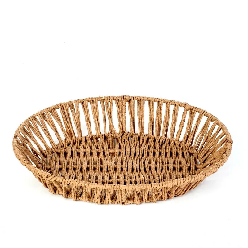 Willow Raffia Storage Basket media 4