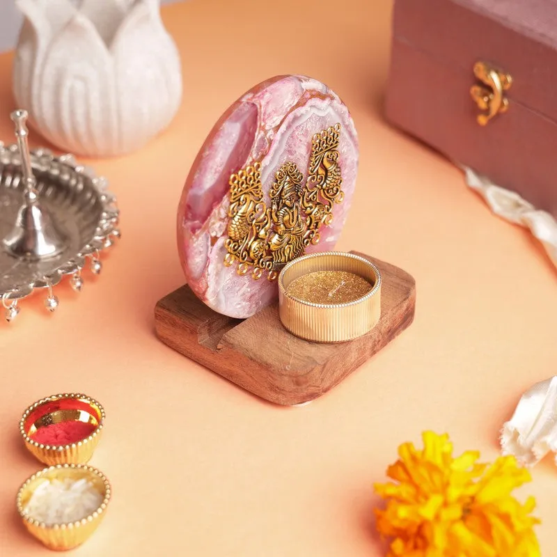 Eternal Fortune Laxmi Ji Tealight Holder media 3
