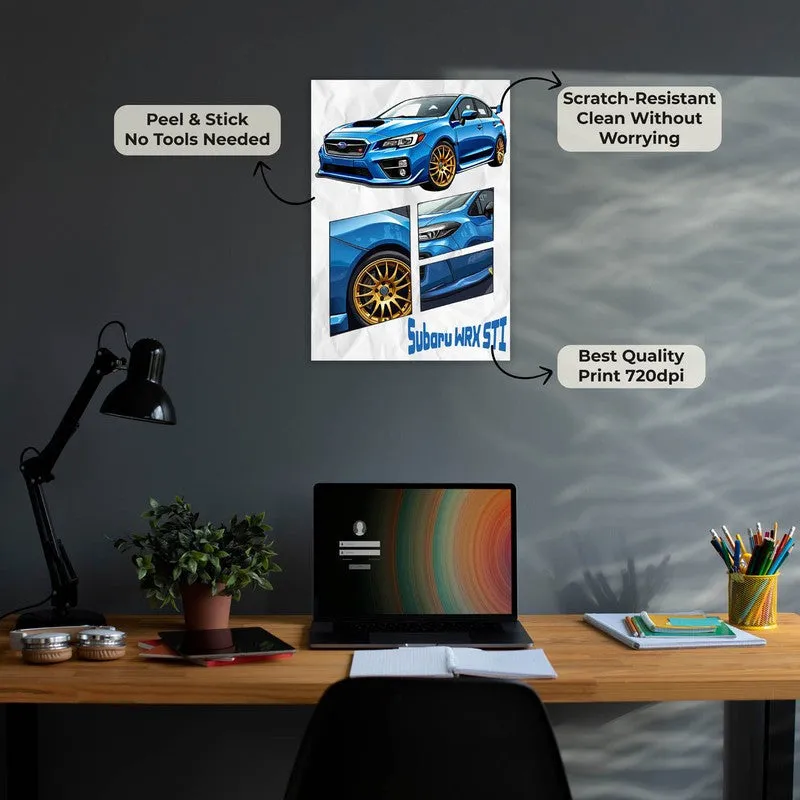 Aqua Racer Wall Poster media 9