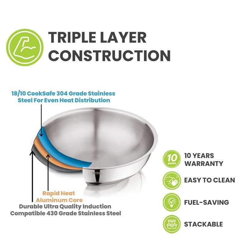 Tobie Stainless Steel Mixing Bowl - 3000 mL media 4