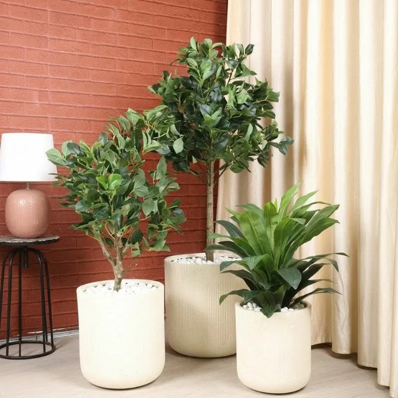 Velora Floor Planter - Off White media 9