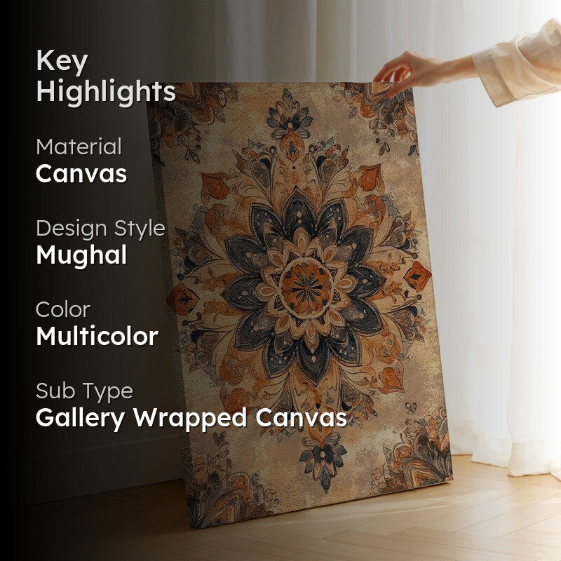 Celestial Mandala Canvas Wall Art & Paintings media 2