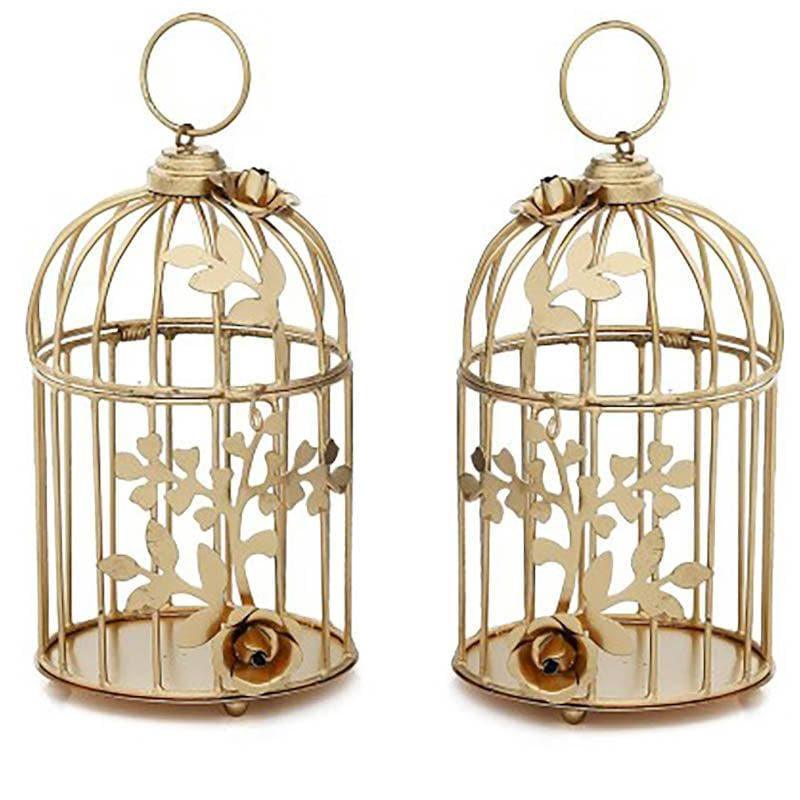 Ferora Bird Cage Candle Holder - Set Of Two media 3