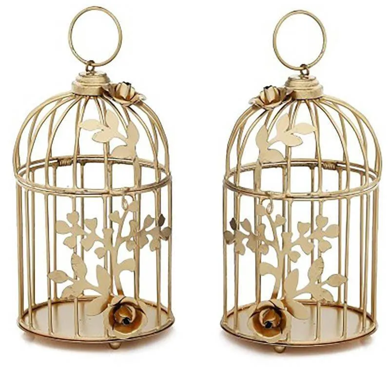 Ferora Bird Cage Candle Holder - Set Of Two media 3