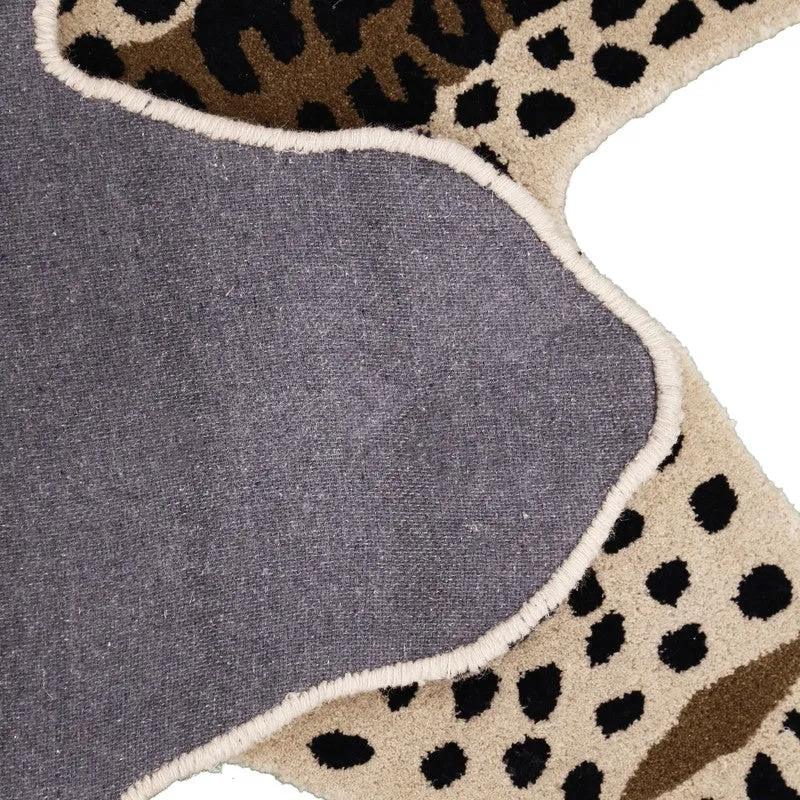 Jungle Spot Cotton Carpet - Beige media 7
