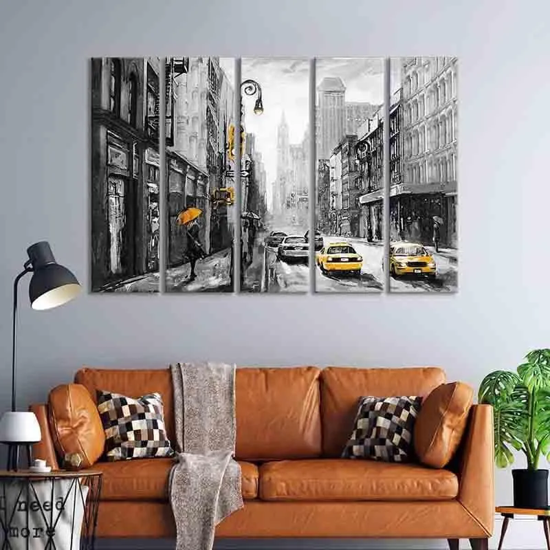 Hustle Culture Wall Art - Five Piece Set media 1