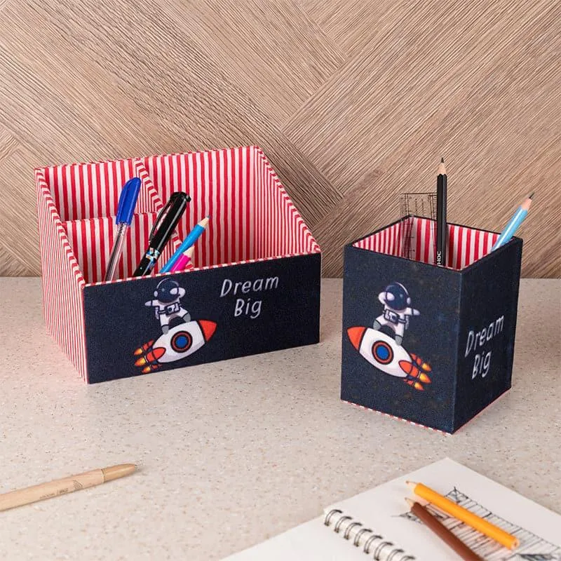 Big Dream Stationery Holder (Space Mission Collection) - Set Of Two media 1