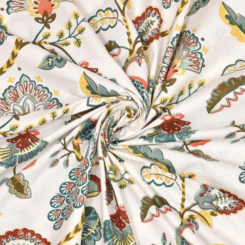 Haruna Single Curtain - Yellow & Turquoise media 5