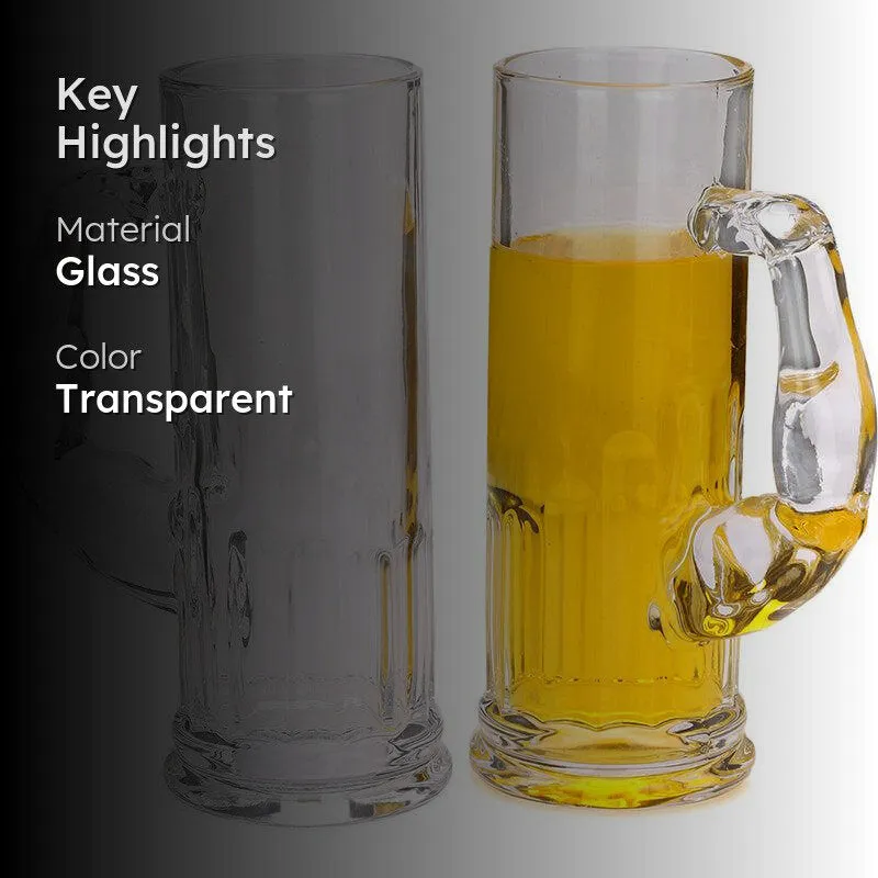 Logam (600 ML) Beer Glass & Snack Plate Combo - Three Piece Set media 2