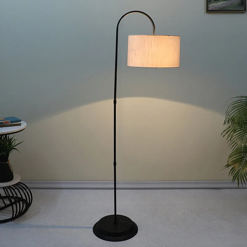 Lucciola Solid Arched Floor Lamp - Beige media 1