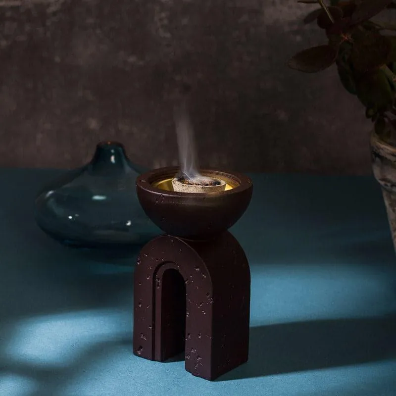Marta Incense Burner - Black media 1