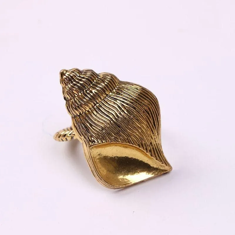 Ocean Muse Napkin Ring - Set Of Four media 4