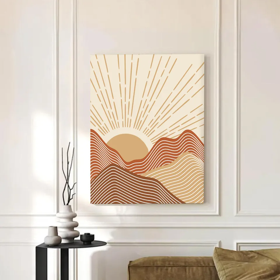 Terracotta Dawn Wall Painting media 3