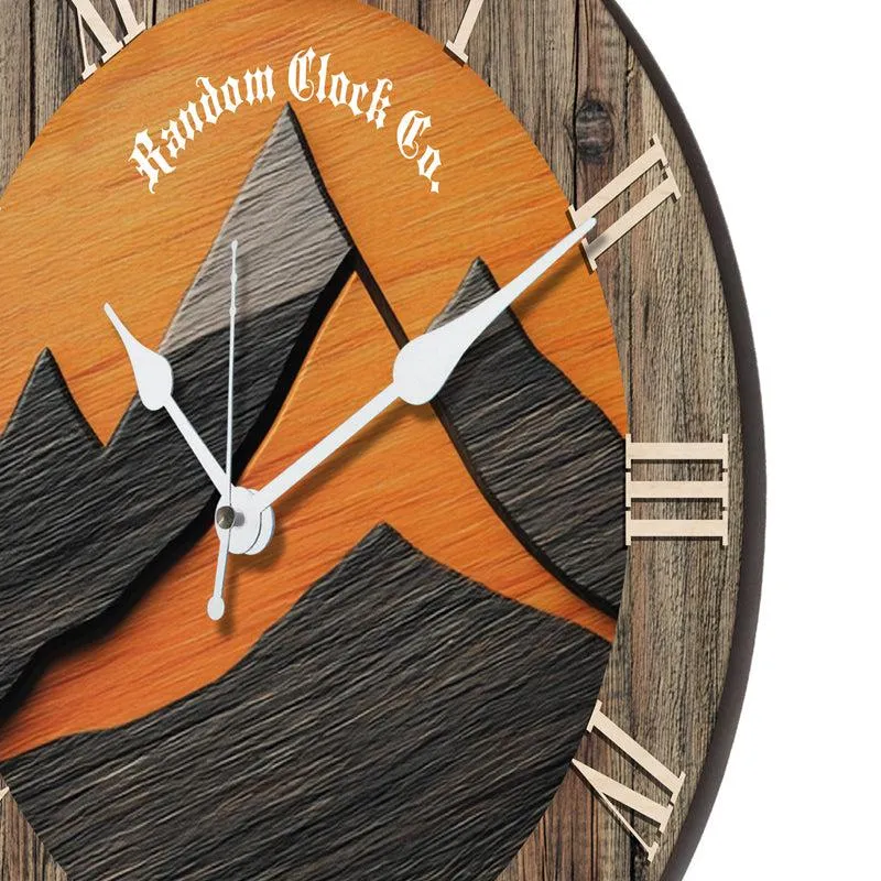 Cyclus Analog Wooden Wall Clock media 6