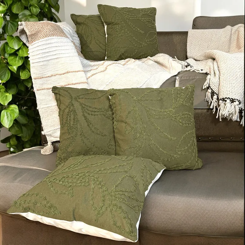Tapestra Tufted Cushion Cover Set - Set Of Five media 2