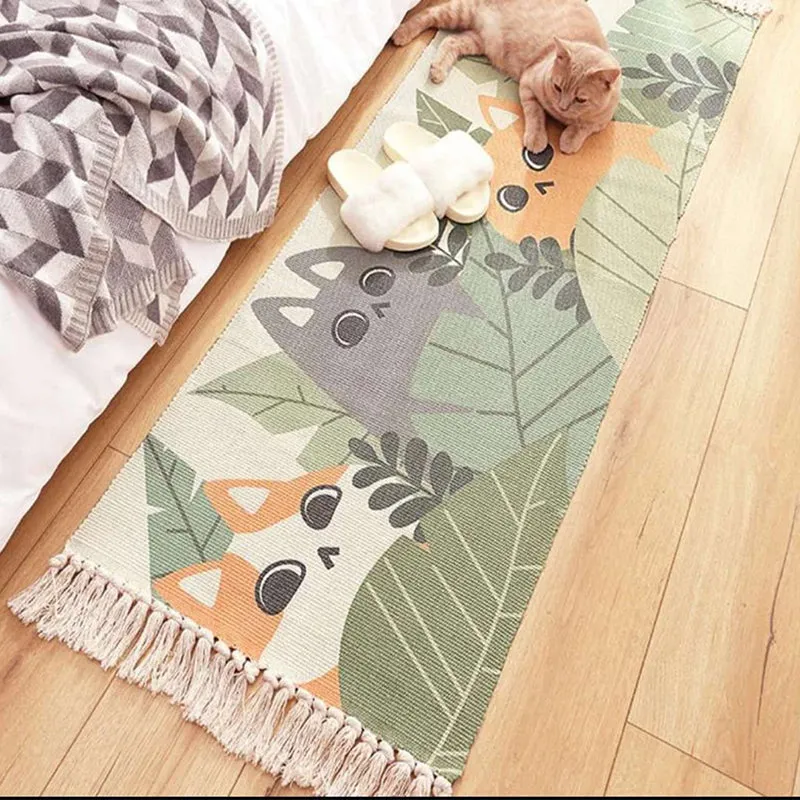Purrr Posh Cotton Runner Rug media 3